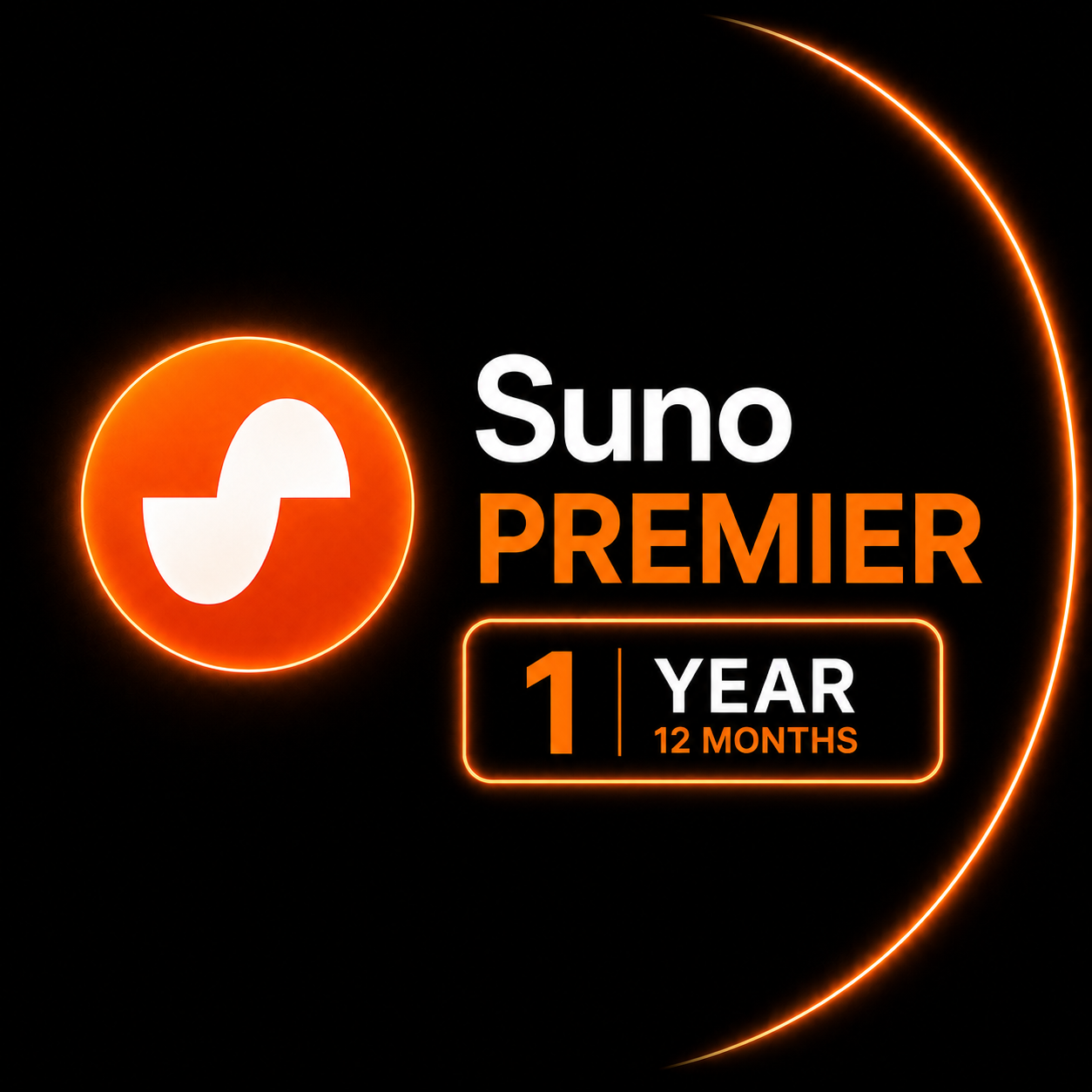 اکانت سونو پریمیر (Suno Premier) دوازده ماهه
